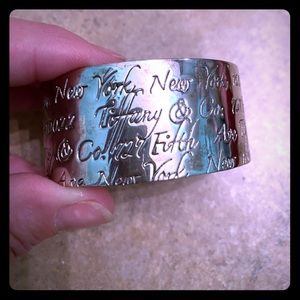 Tiffany thick bangle bracelet